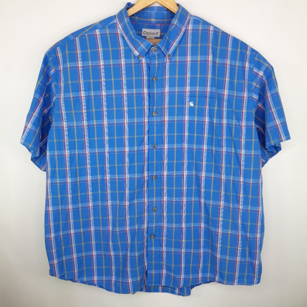 Carhartt Size 4XL Multicolored Striped Shirt